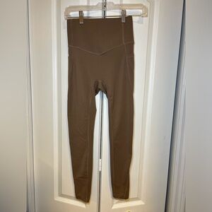 HALARA - Casual Supportive Athletic Chocolate Brown Leggings in Size S